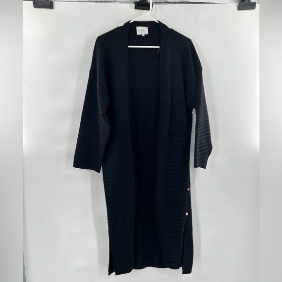 J.O.A Ribbed Button Side Cardigan sweater size M just one answer - Picture 8 of 15